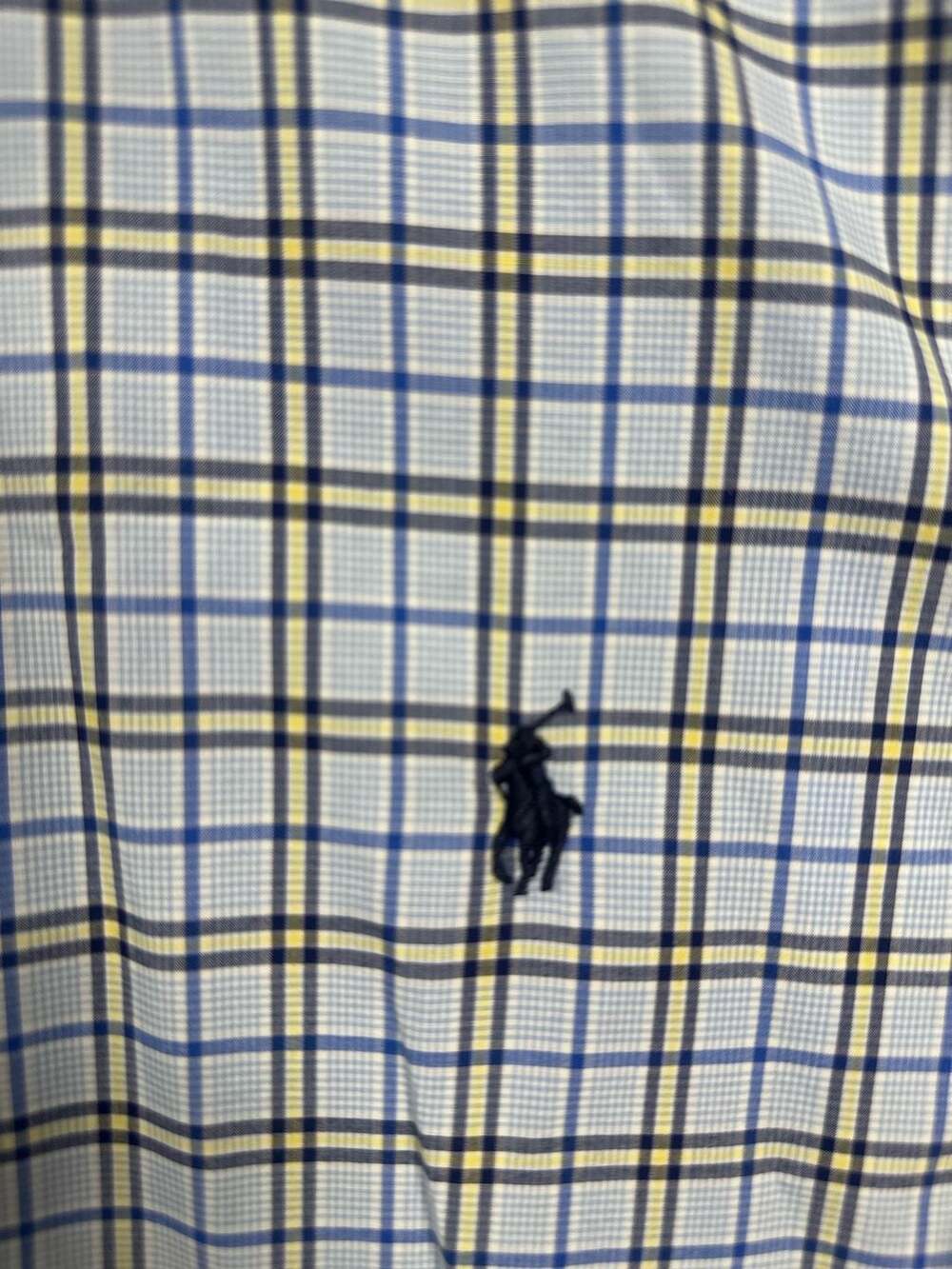 Ralph Lauren Slim Fit Plaid Long Sleeve Button Down Shirt Size M